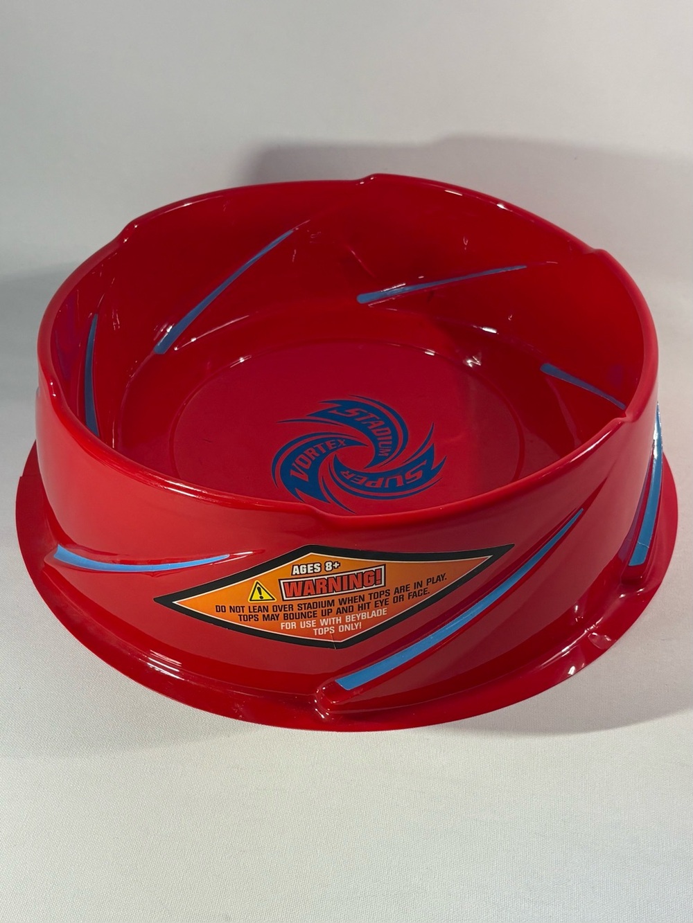 BEYBLADE SUPER VORTEX STADIUM ARENA RED PLASTIC BATTLE ARENA HASBRO COLLECTIBLE